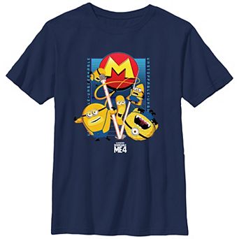 Boys 8-20 Despicable Me 4 Mighty Minions Graphic Tee