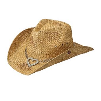Women's Peter Grimm Heart Western Cowboy Hat