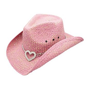Women's Peter Grimm Heart Western Cowboy Hat