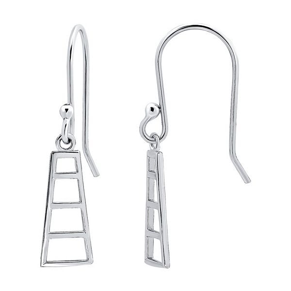 Sterling Silver And Anodized Aluminium Drop Earrings - Ferris