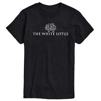 Men's White Lotus Logo Graphic Tee