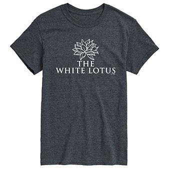 Men's White Lotus Logo Graphic Tee