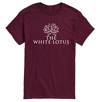 Men's White Lotus Logo Graphic Tee