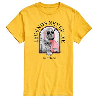 Men's White Lotus Legends Never Die Graphic Tee
