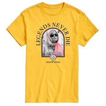 Men's White Lotus Legends Never Die Graphic Tee