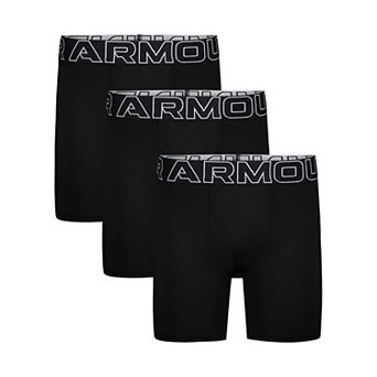 Boys 8-20 Under Armour 3-Pack Performance Tech Solid Boxer Brief Set