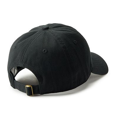 Men's Peanuts Embroidered Snoopy Joe Cool Black Baseball Cap