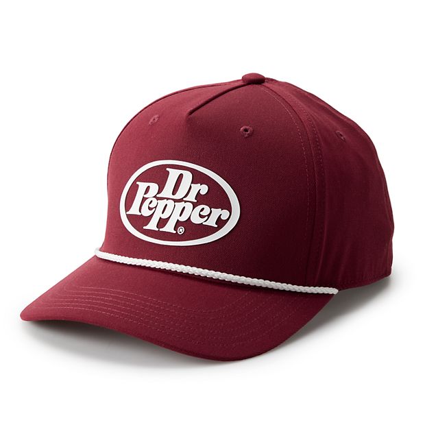 Men's Dr. Pepper Logo Silicone Transfer-Print Baseball Cap