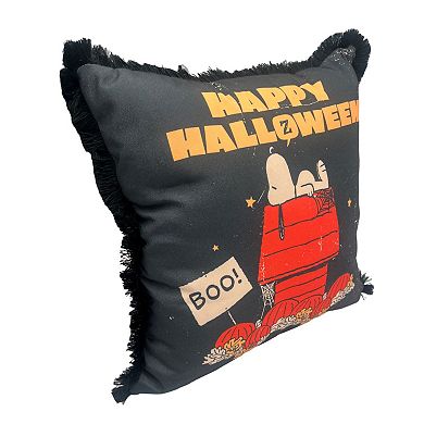 Peanuts Snoopy Boo! Night Halloween Throw Pillow