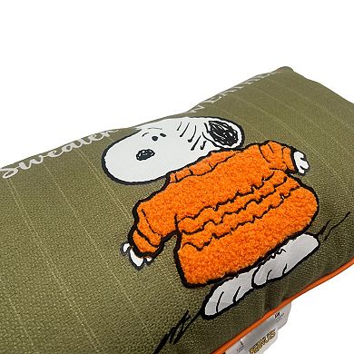 Peanuts Snoopy Cozy Sweater Throw Pillow