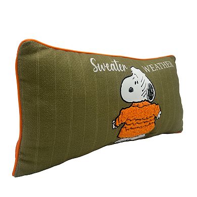 Peanuts Snoopy Cozy Sweater Throw Pillow