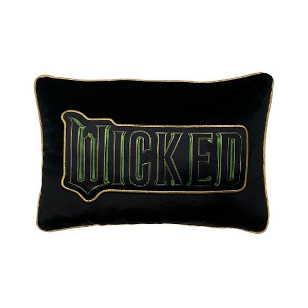 Wicked Musical Logo Decorative Throw Pillow