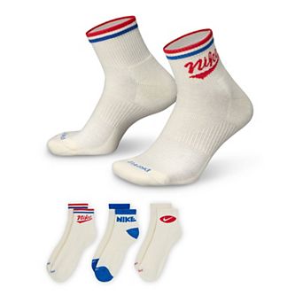 Men's Nike 3-Pack Everyday Plus Retro Ankle Socks