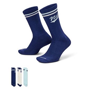 Men's Nike 3-Pack Everyday Plus Retro Crew Socks