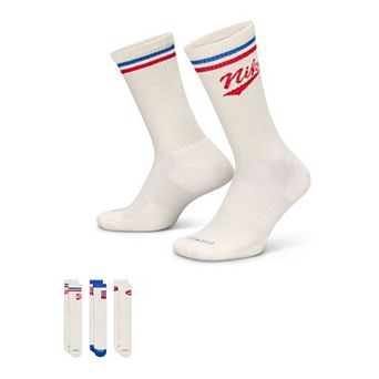 Men's Nike 3-Pack Everyday Plus Retro Crew Socks