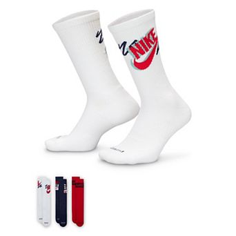 Men's Nike 3-Pack Everyday Plus Crew Socks