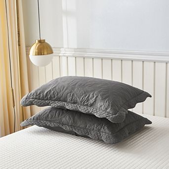 Marcielo 2 pc Embroidered Cotton Pillow Shams