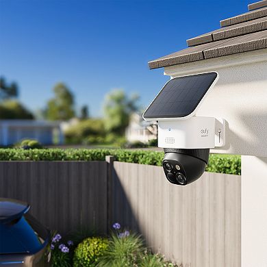 Eufy Security S340 Outdoor Pan & Tilt Dual Security Camera with Solar Panel