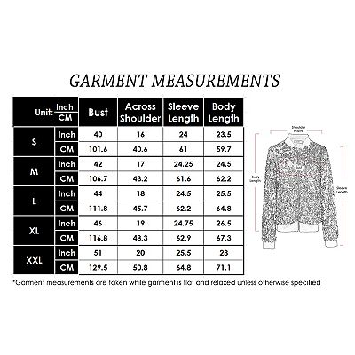 Women's Sequin Sparkle Front Zip Casual Blazer Bomber Jacket With