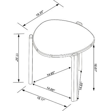 MANHATTAN COMFORT Gales End Table