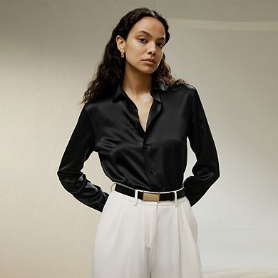 Lilysilk Tailored Button Down Silk Shirt For Women