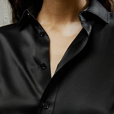 Lilysilk Tailored Button Down Silk Shirt For Women