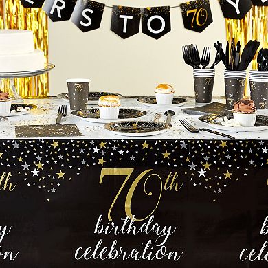 170-piece 70th Birthday Party Supplies And Decorations For Men, Women, Serves 24