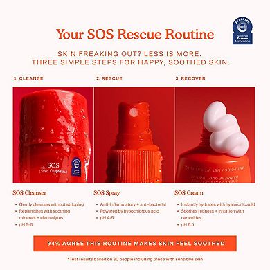 SOS Gentle Hydrating Gel Cleanser + Makeup Remover
