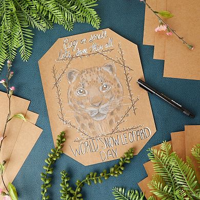 96 Sheets Brown Kraft Paper Cardstock, 8.5 X 11 In For Crafts, Invitations