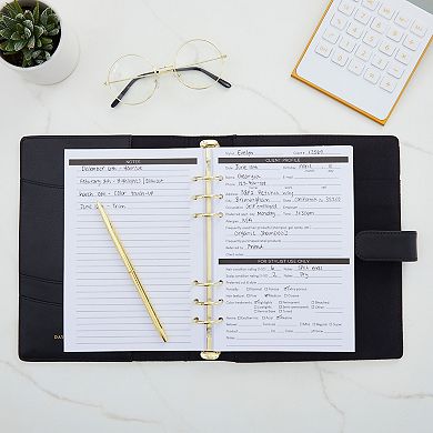 200 Sheets Client Profile Cards For Stylists, Hair And Nail Salons 8.25 X 5.7 In