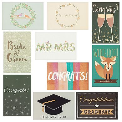 48 Pack All Occasion Cards Box Set With Envelopes For Birthday, Weddings, 4x6 In