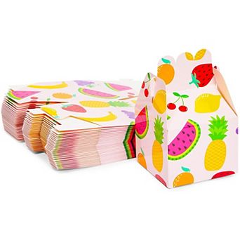 Twotti Frutti Party Favor Boxes, 2nd Birthday Decorations (8 in 36 Pack)