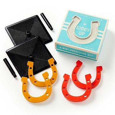 Brass Monkey Giddy Up Tabletop Horseshoes Game