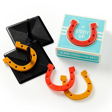 Brass Monkey Giddy Up Tabletop Horseshoes Game