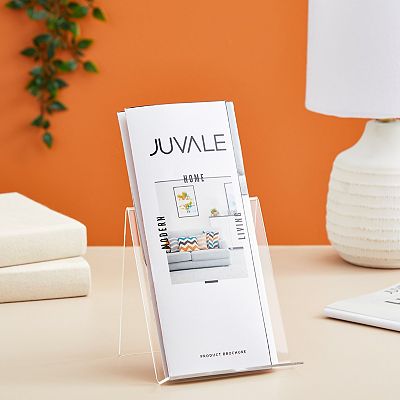 Iplusmile Clear Acrylic Book Stand - Desktop Display Easel For Books, Tablets, Pictures, Music Sheets, Art