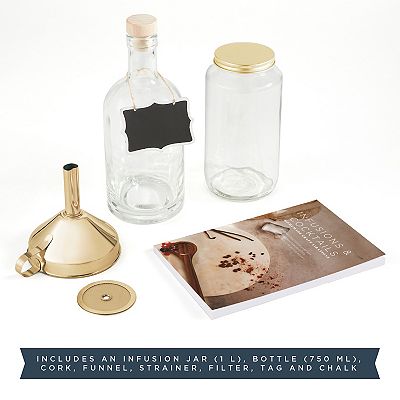 Hammer & Axe Libations Infusion Kit with Cocktail Recipe Book
