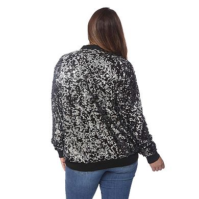 Women's Sequin Party Nightout Bomber Jacket