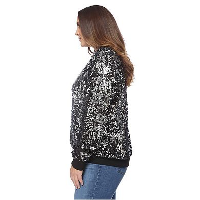 Women's Sequin Party Nightout Bomber Jacket