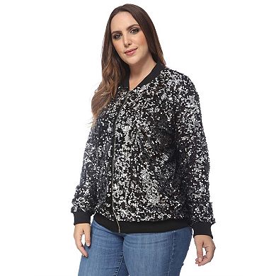 Women's Sequin Party Nightout Bomber Jacket