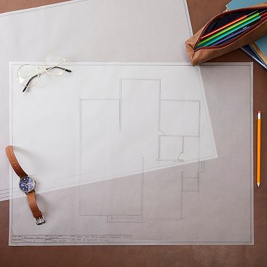 20x Translucent Tracing Vellum Drafting Paper Sheets With Engineer Title Block