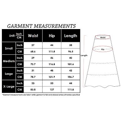 Women's Maxi Bohemian Layered Skirt