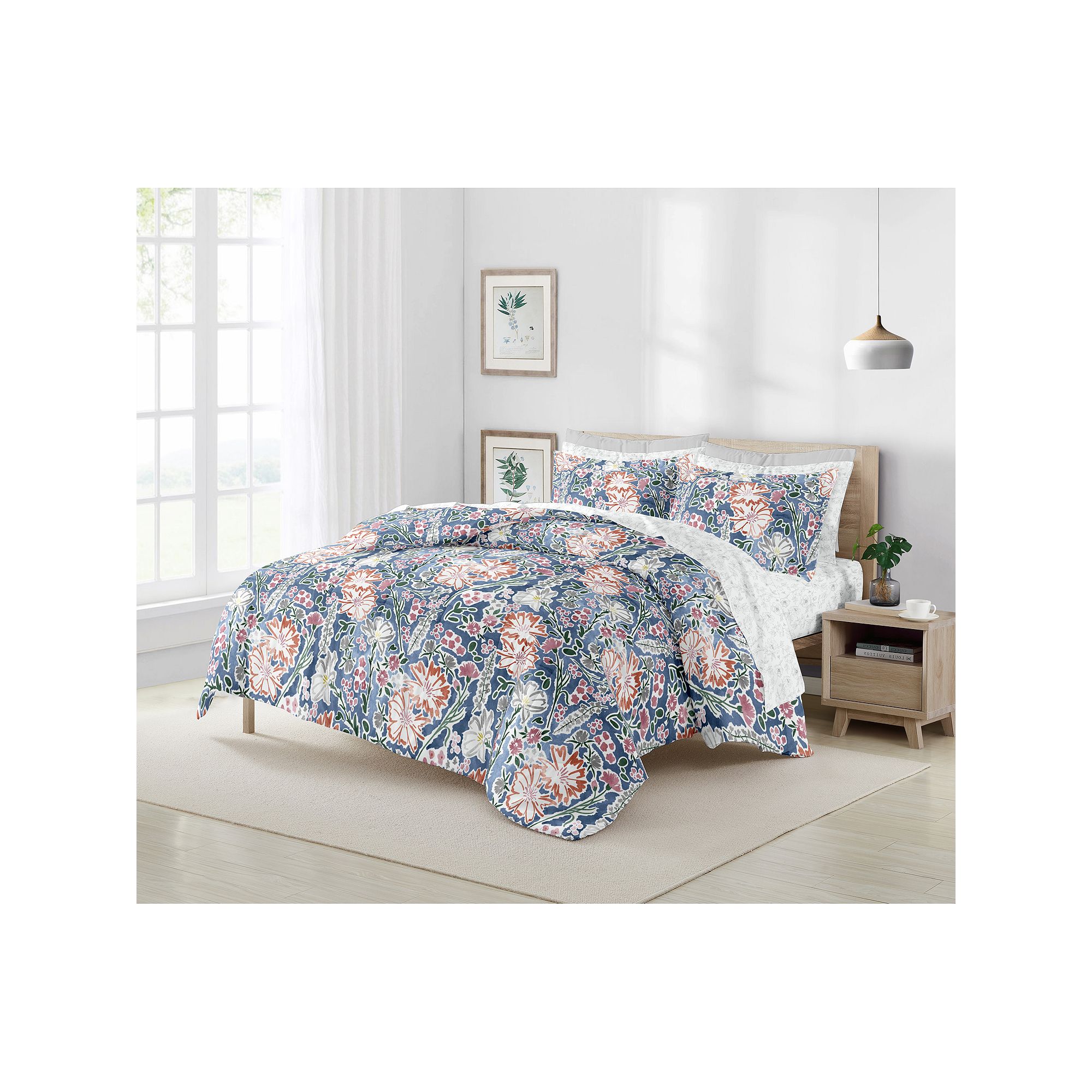 Altavida Comforter Set with Sheets, Multi