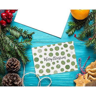 48 Pack Holiday Greeting Cards With Envelopes, 6 Merry Christmas Designs, 4x6