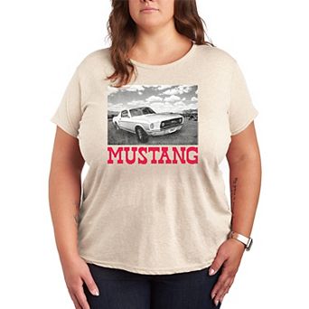 Plus Size Ford Mustang 1967 Vintage Graphic Tee