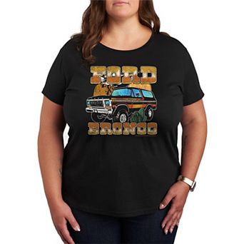Plus Size Ford Vintage Bronco Desert Graphic Tee