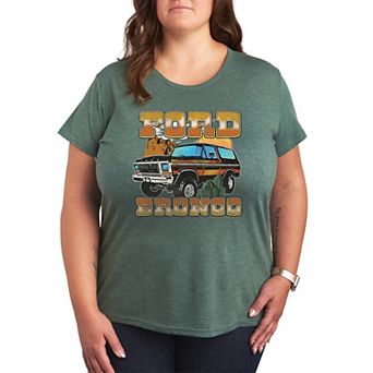 Plus Size Ford Vintage Bronco Desert Graphic Tee
