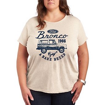 Plus Size Ford Vintage Bronco Rare Breed Graphic Tee