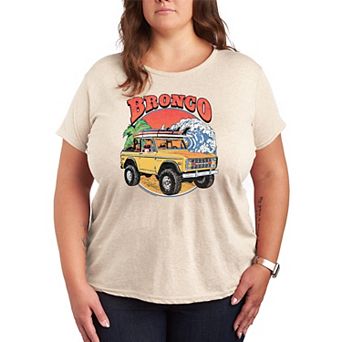 Plus Size Ford Bronco Beach Graphic Tee