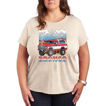 Plus Size Ford Brocno Mountain View Graphic Tee