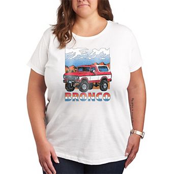 Plus Size Ford Brocno Mountain View Graphic Tee